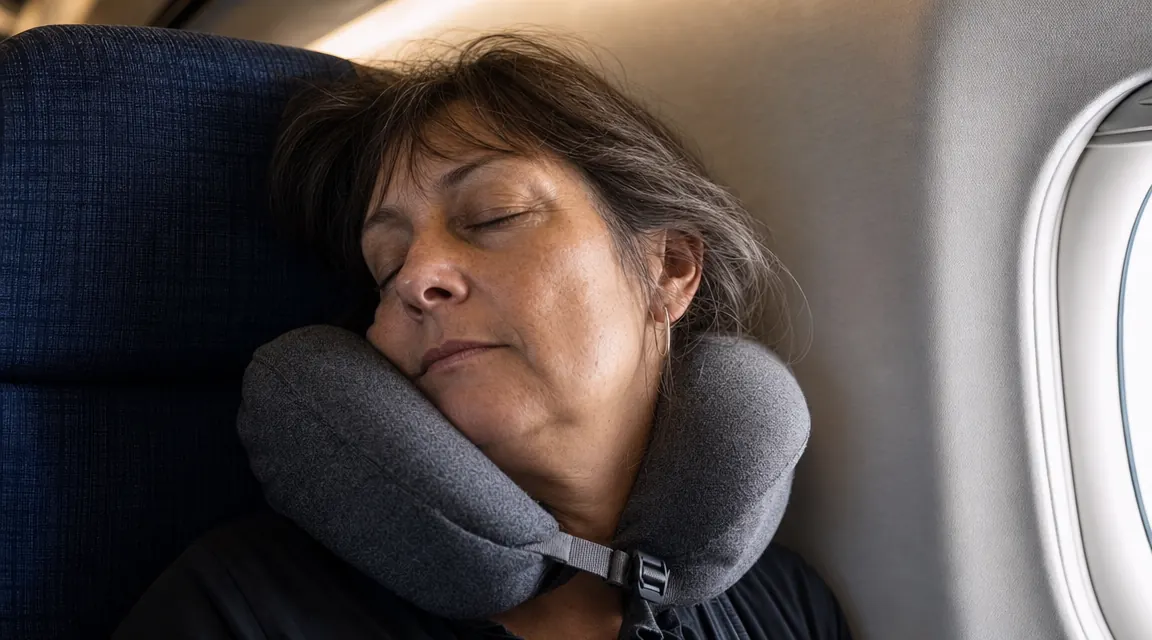 How to Sleep on a Plane Without Waking Up With Neck Pain